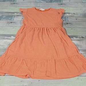 Perfect Peach Orange Dress sz Medium
